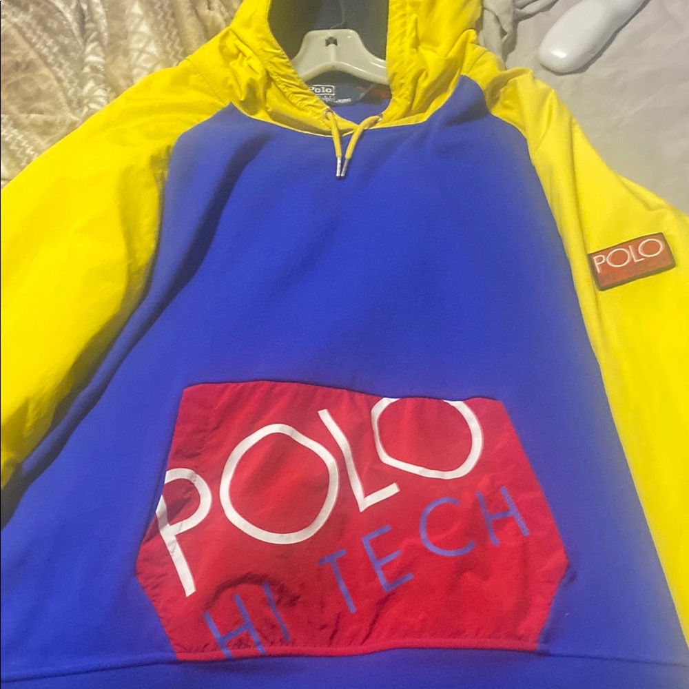 Polo Ralph Lauren Yellow and Blue Jacket